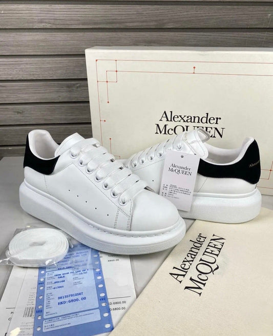 WMNs Alexander McQueen Oversized White/Black