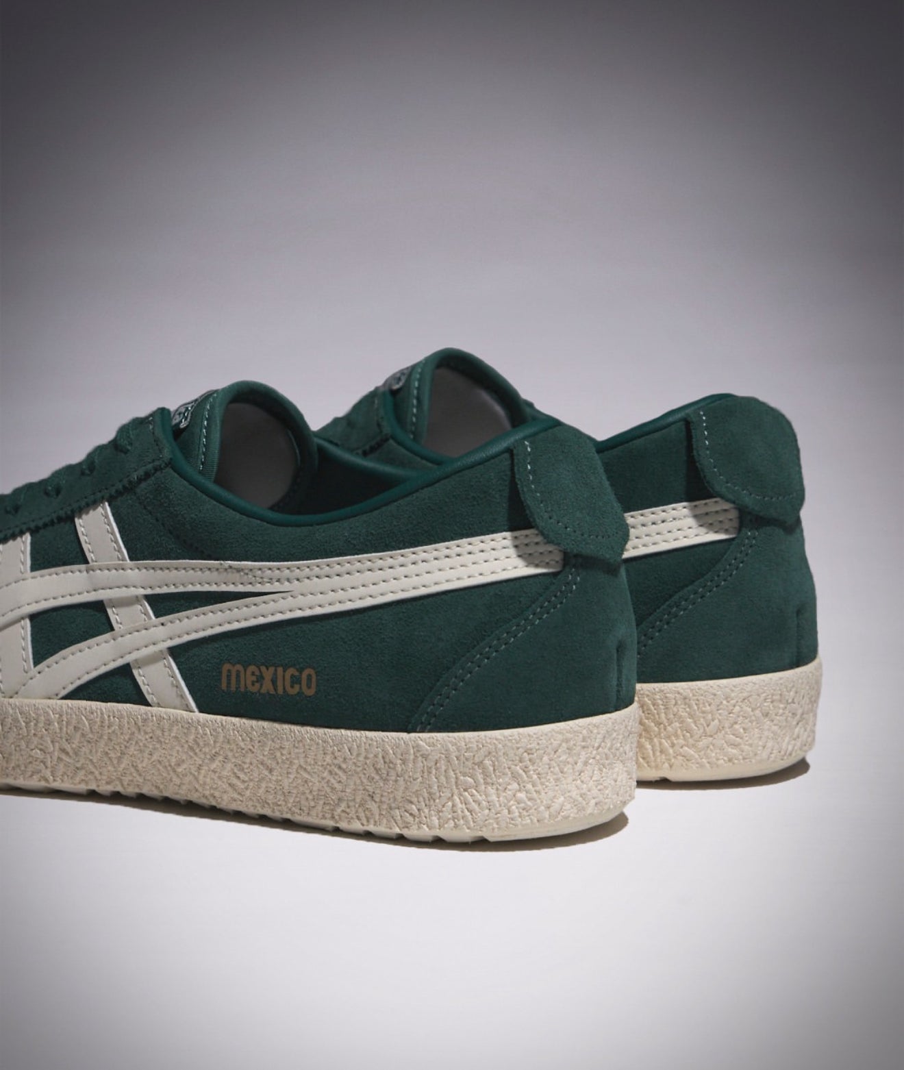 Mexico 66 Lace Up Delegation Pine Green Cream