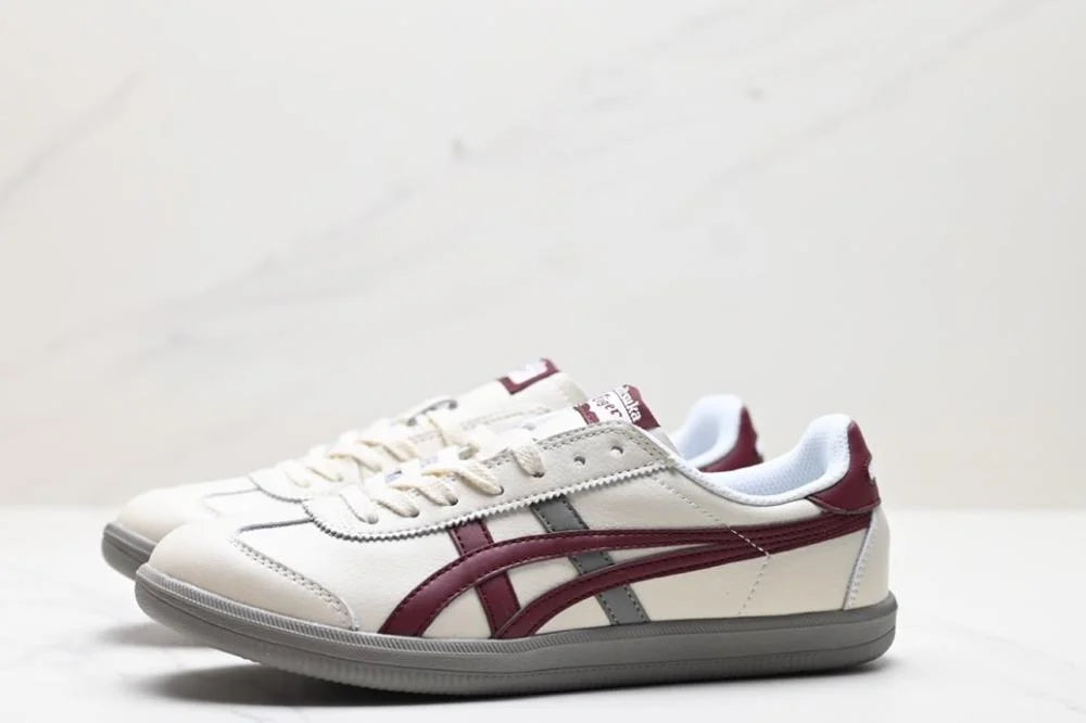 Onitsuka Tiger Tokuten White Burgundy Grey