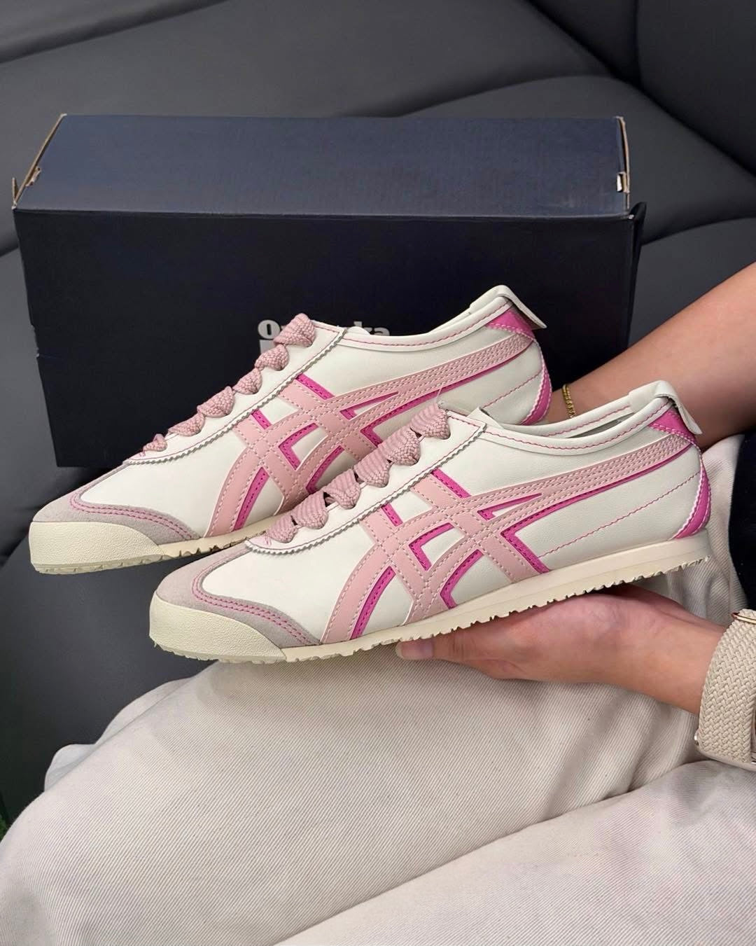WMNs Mexico 66 Lace Up Pink