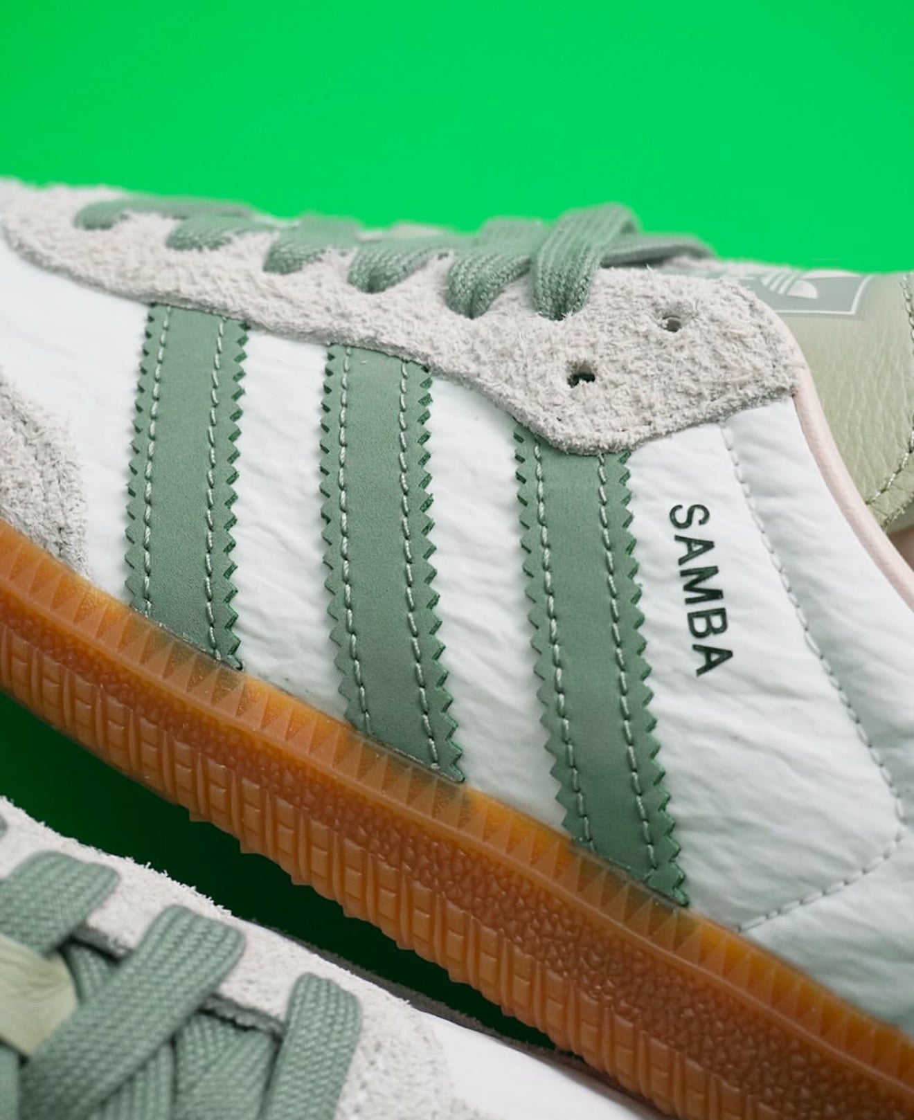 Samba OG White Silver Green