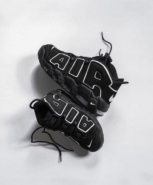 Air More Uptempo Black/White