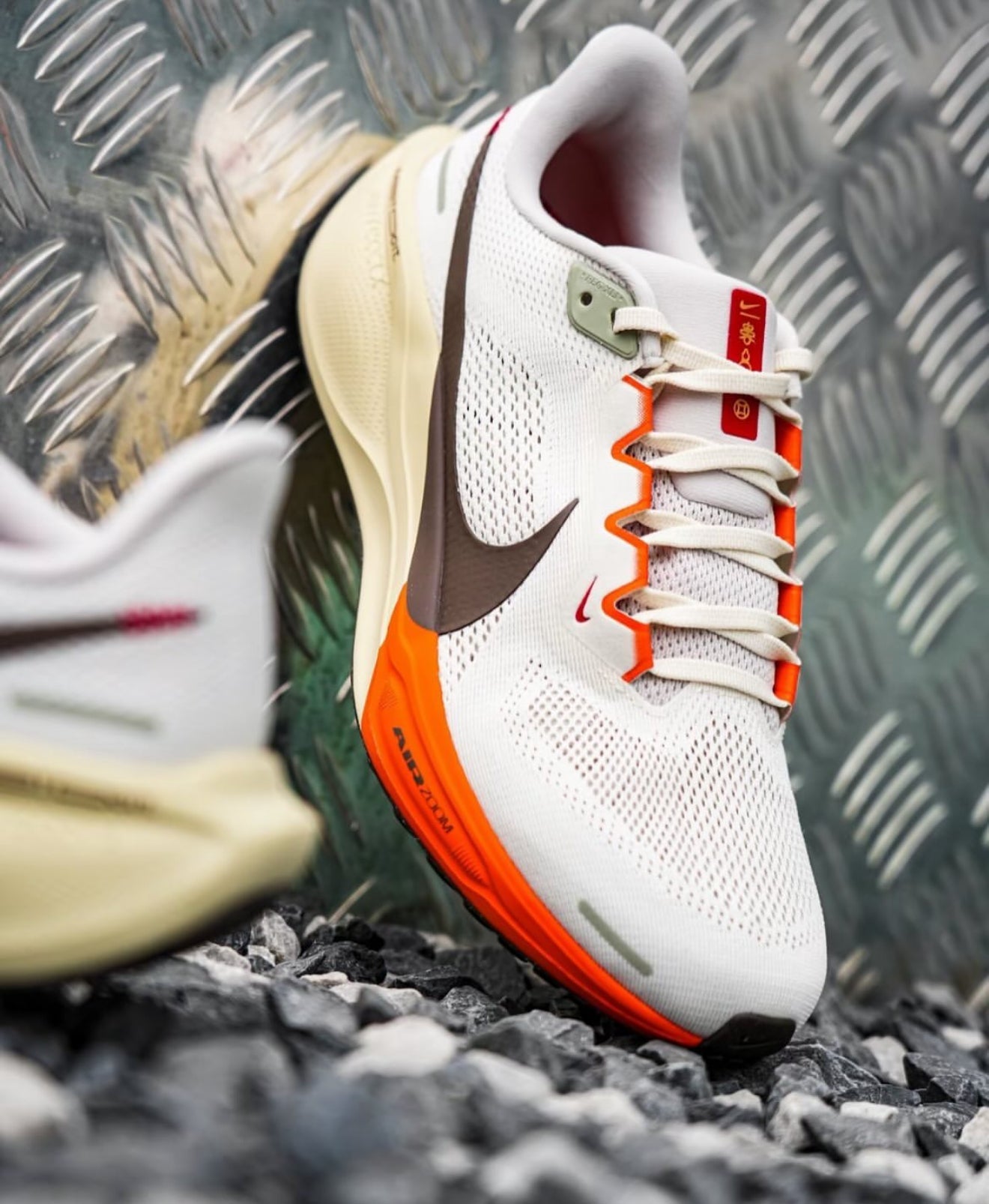 Air Zoom Pegasus 41 Sail Light Khaki Safety Orange