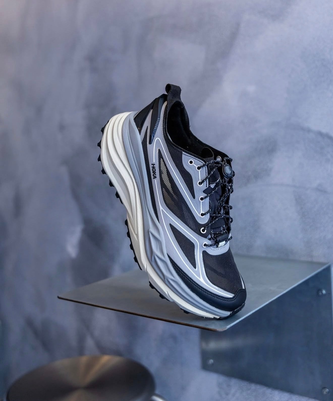 Hoka One One Stinson One7 Black White Dover Street Market Exclusive
