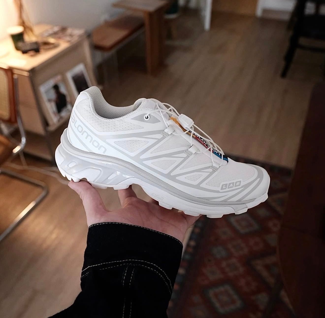 Salomon XT-6 White Lunar Rock