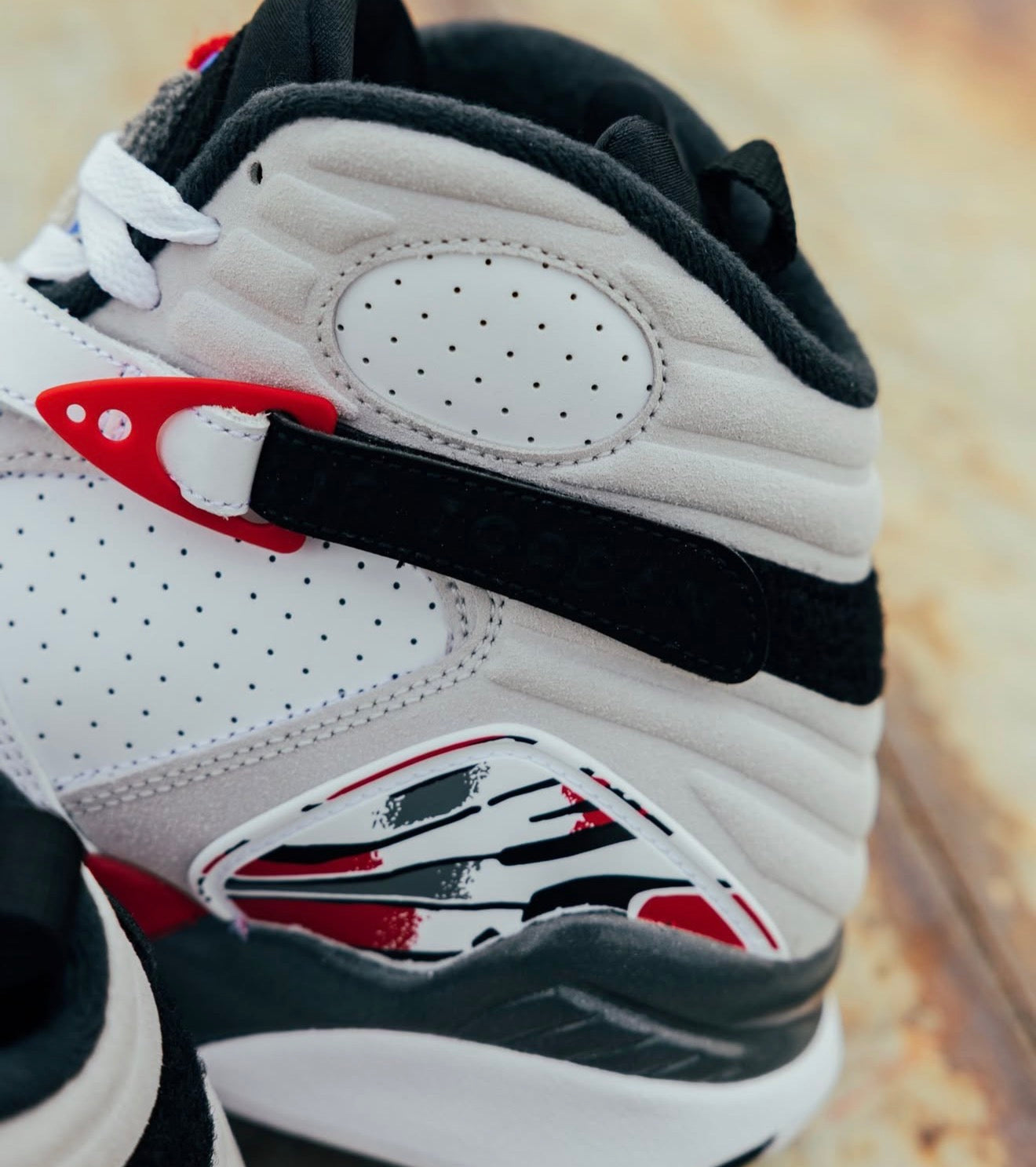 Air Jordan 8 Retro White True Red