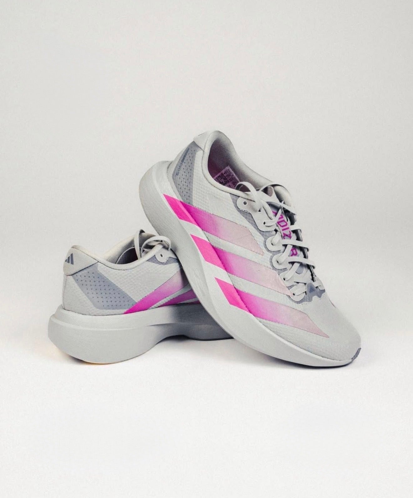 WMNs Adizero Evo SL Grey Lucid Fuchsia