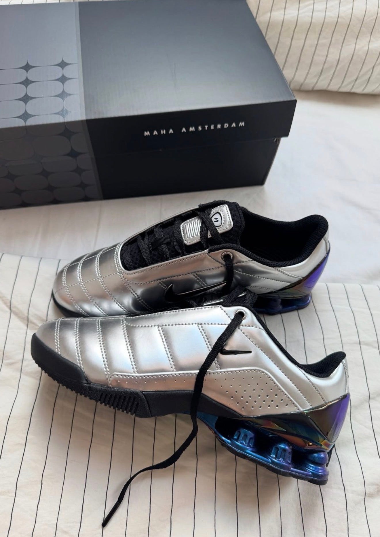 Total 90 Secutor Shox Magia Maha Amsterdam Metallic Silver