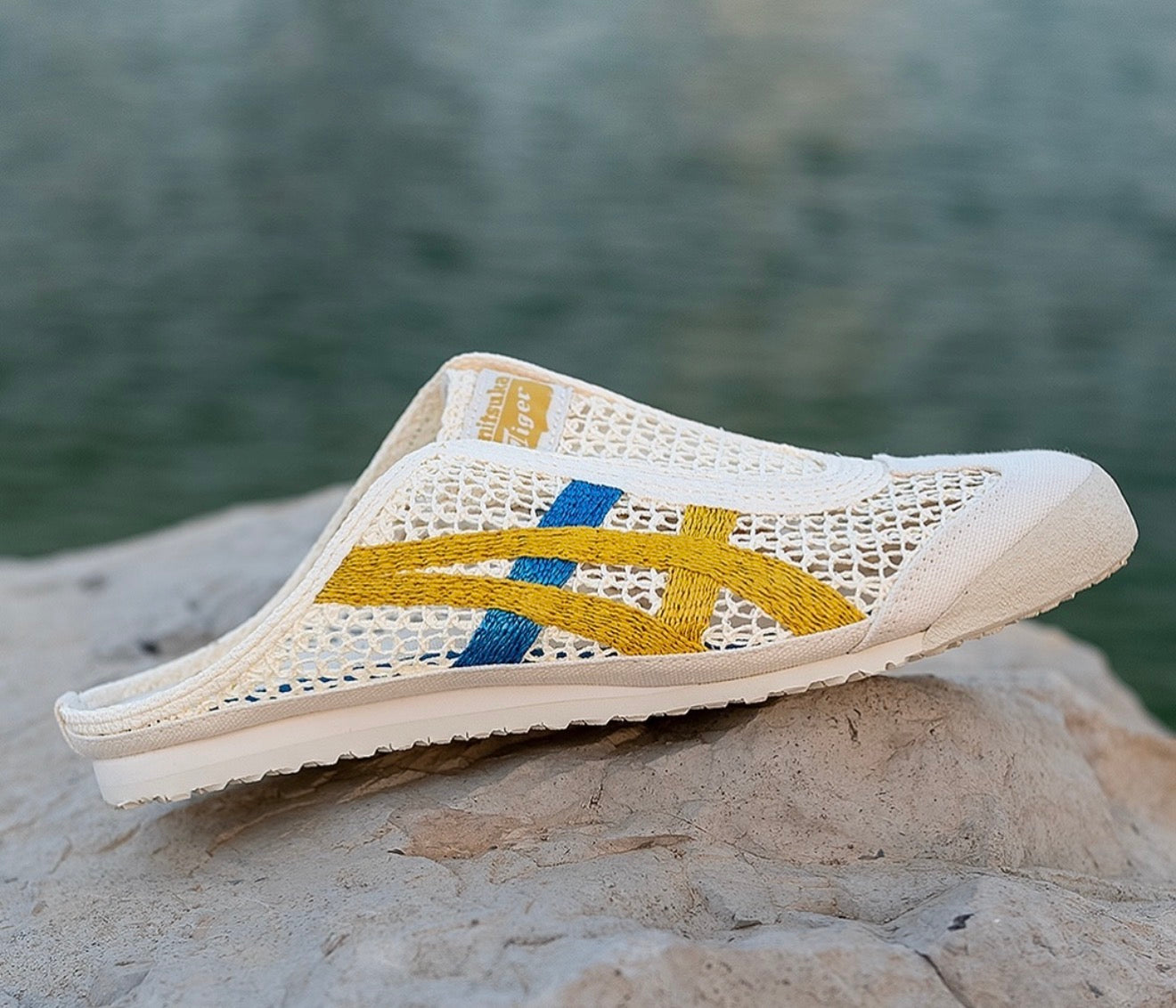 Mexico 66 Sabot Cream Mustard