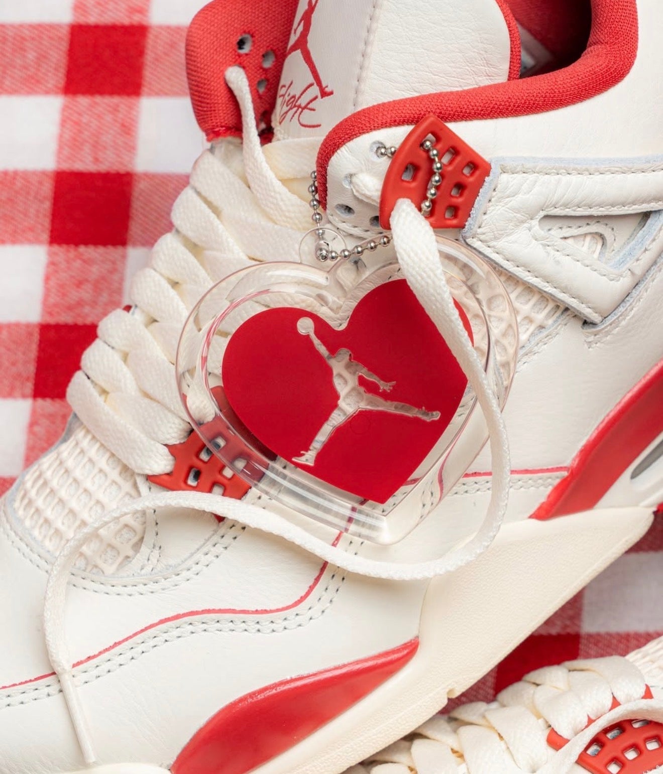 Air Jordan 4 Retro Valentine's Day Sierra Red