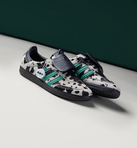 Samba LT Cow Print Black White