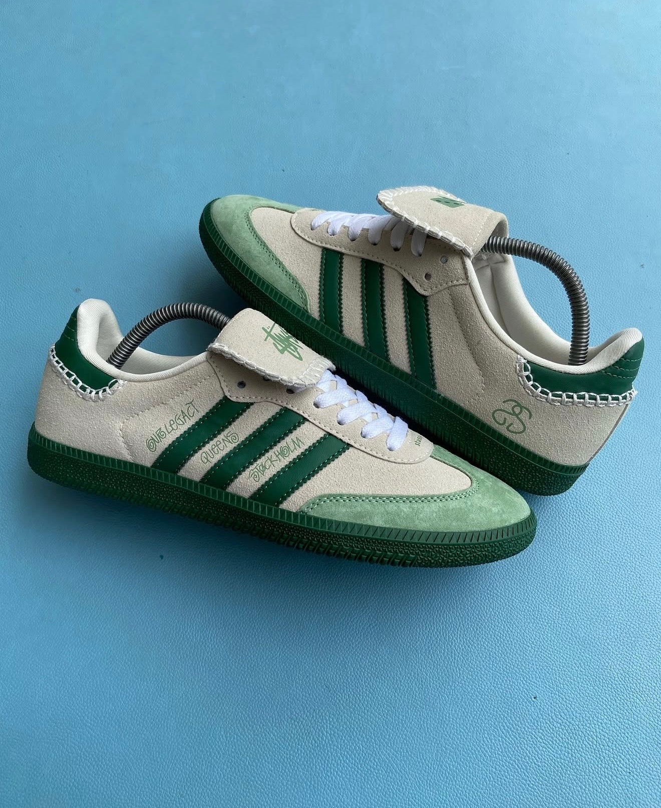 Samba x Stussy Green (custom)
