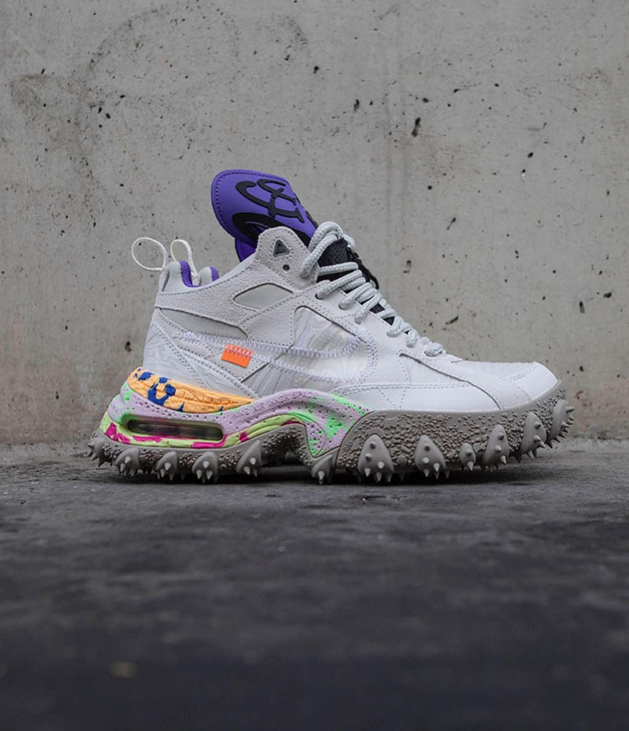 Off White x Air Terra Forma Summit White Psychic Purple