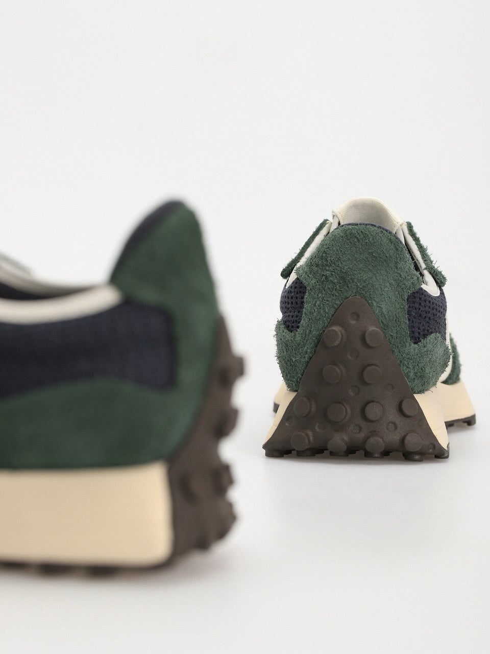 NB Balance 327 Green Brailed