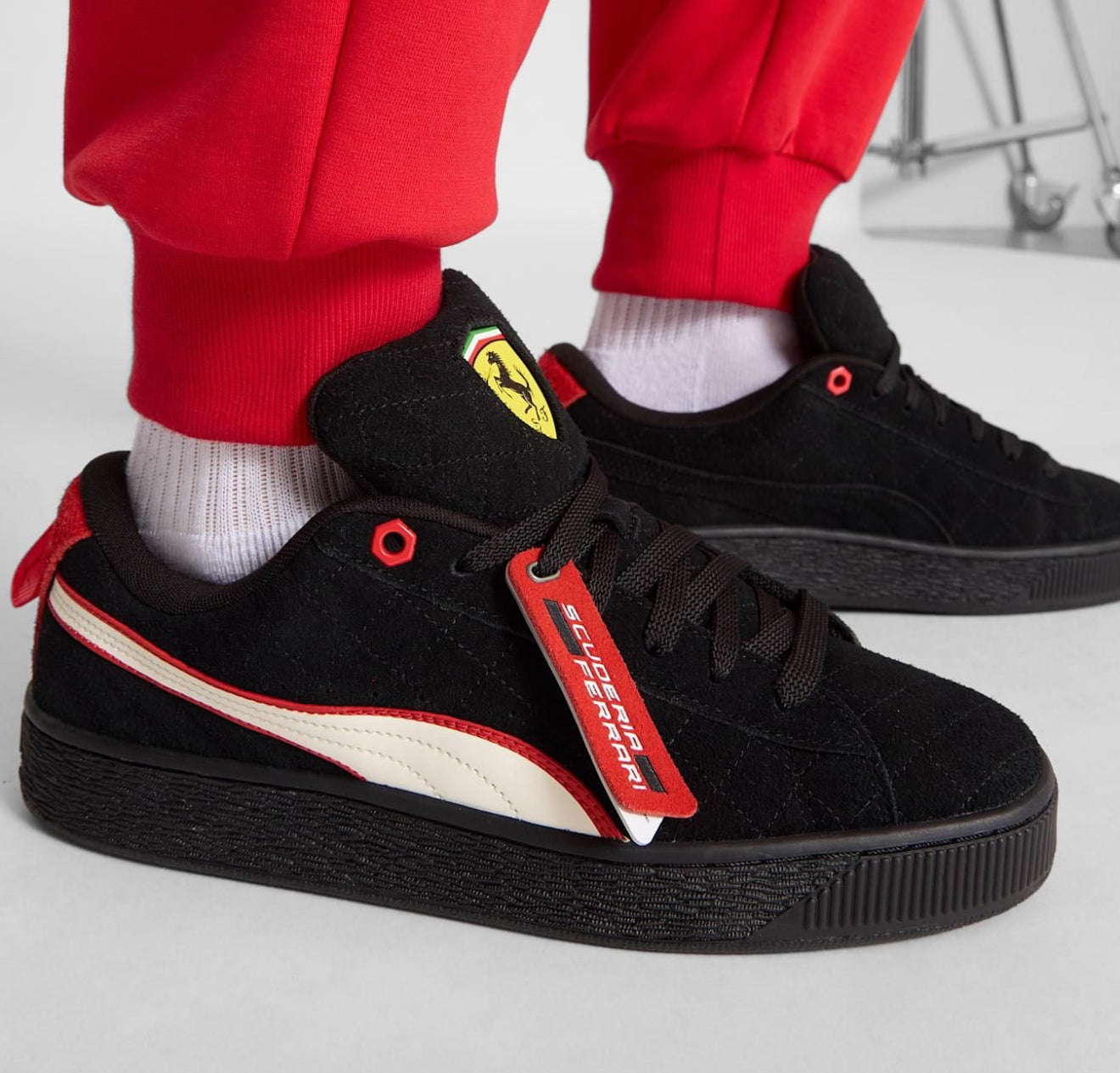 Puma Suede XL Hero Scuderia Ferrari Black Warm White