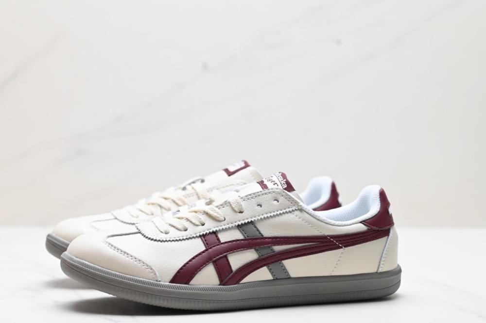 Onitsuka Tiger Tokuten White Burgundy Grey
