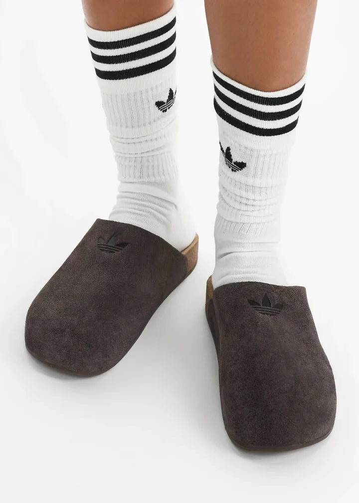Adimule Slides Dark Brown Gum