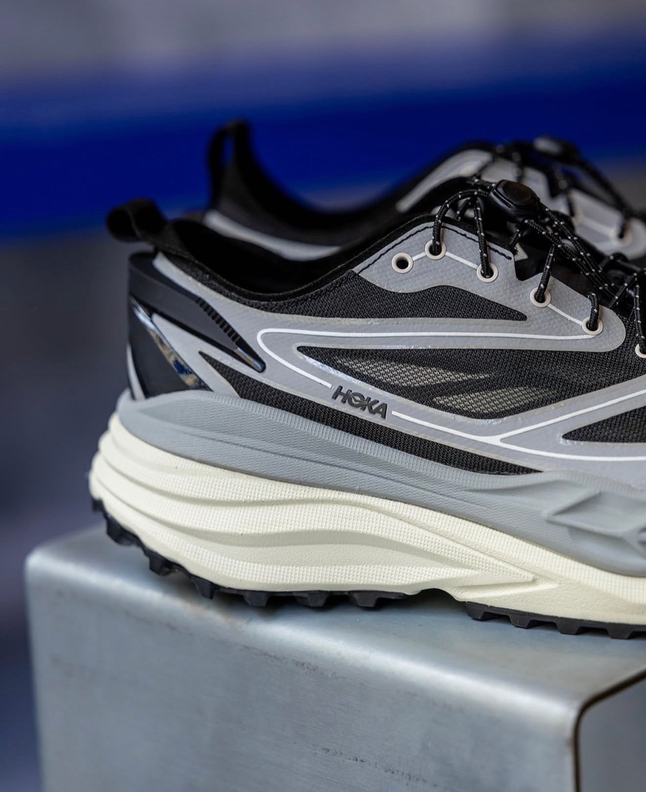 Hoka One One Stinson One7 Black White Dover Street Market Exclusive