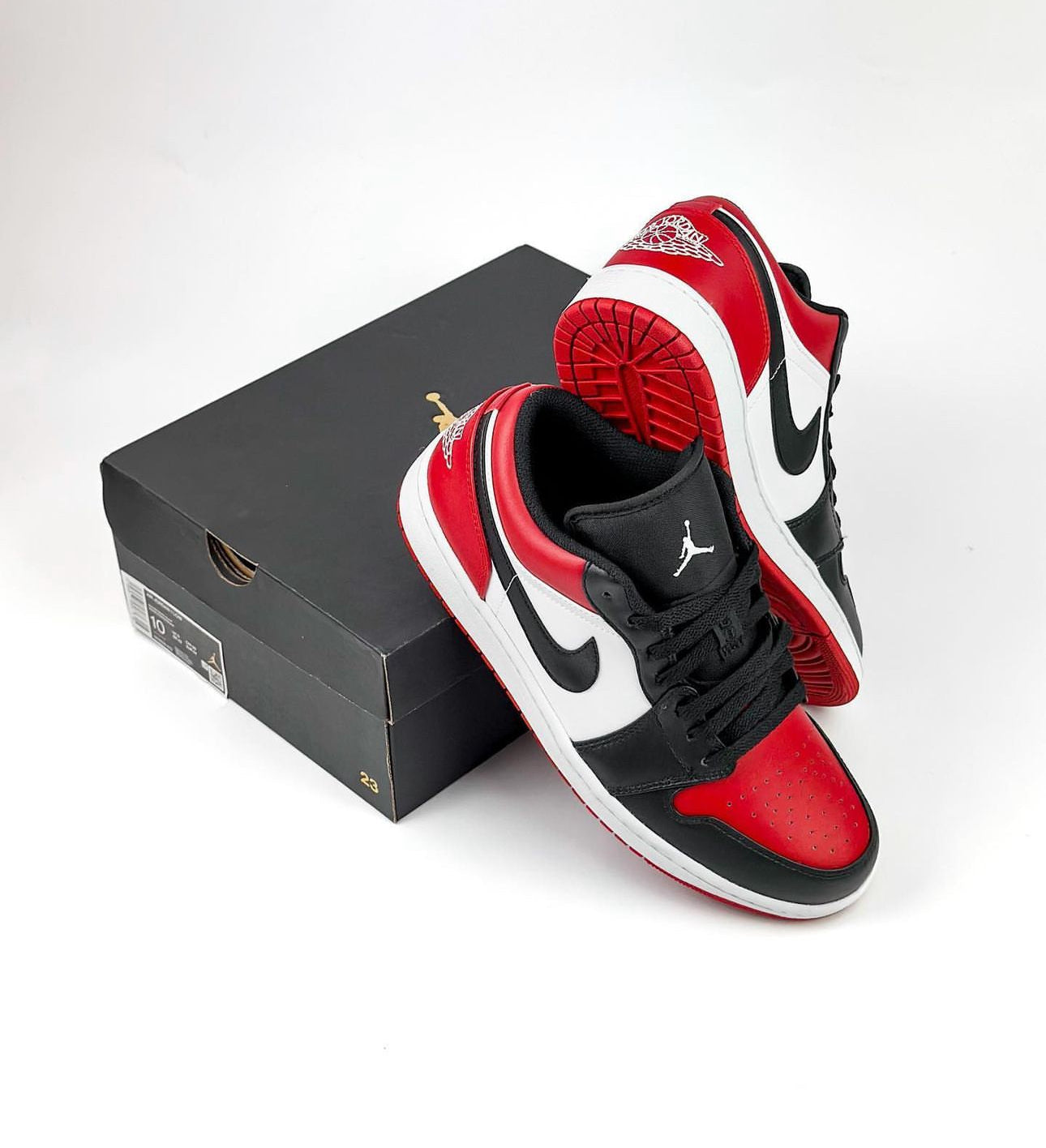 WMNs Air Jordan 1 Low Bred Toe