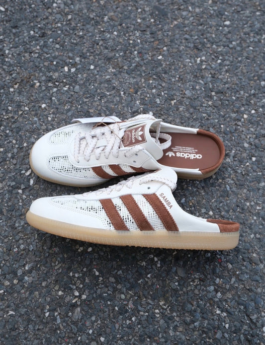 Samba Mule Off White Preloved Brown