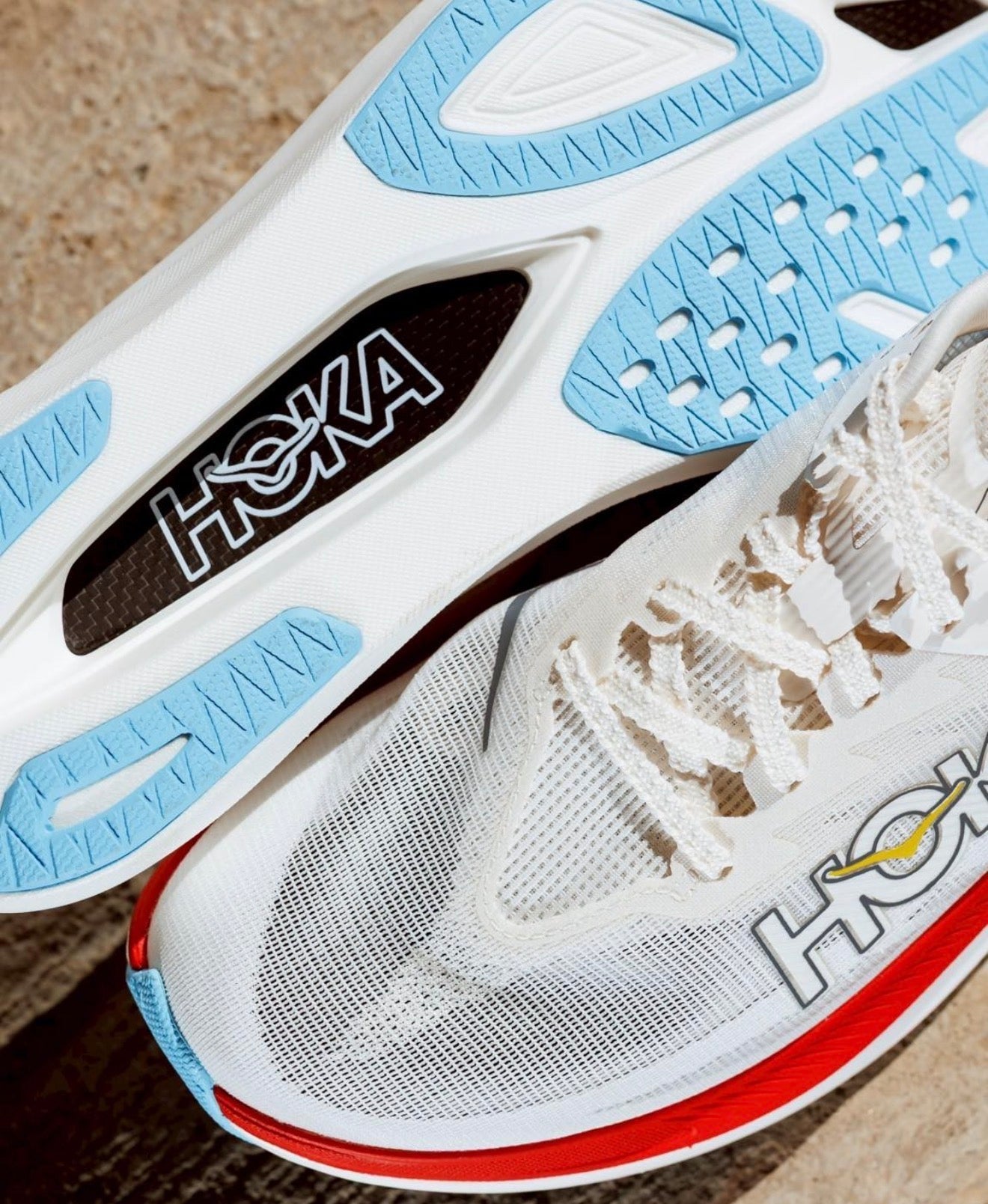Hoka One One Rocket X 3 Alabaster Frost