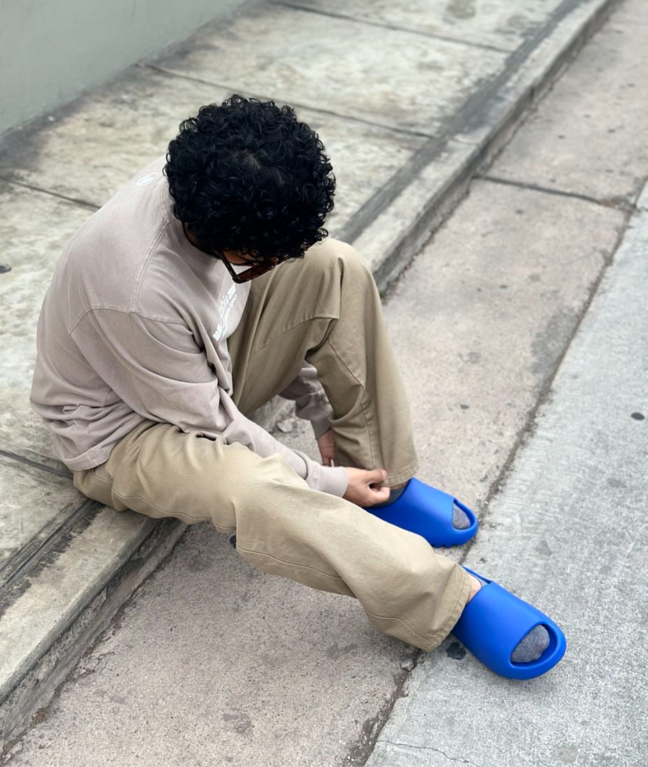 Yeezy Slides - Azure