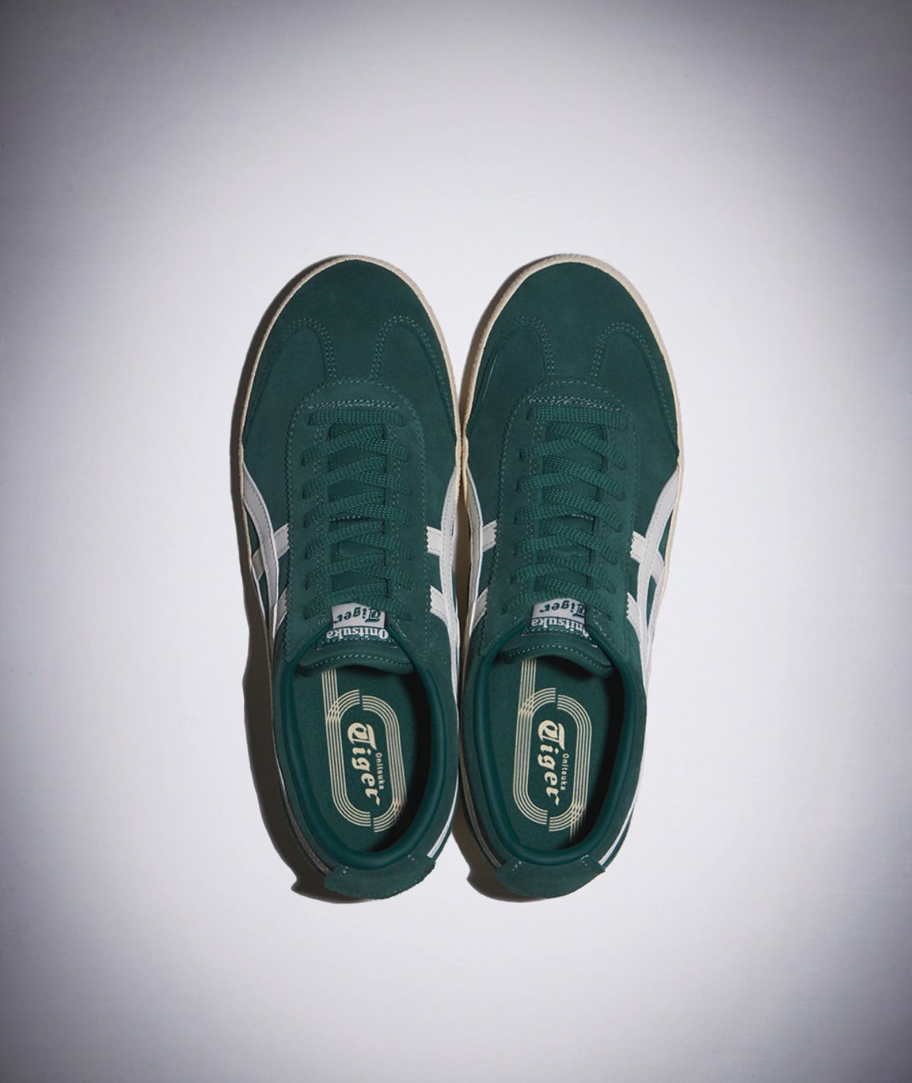 Mexico 66 Lace Up Delegation Pine Green Cream