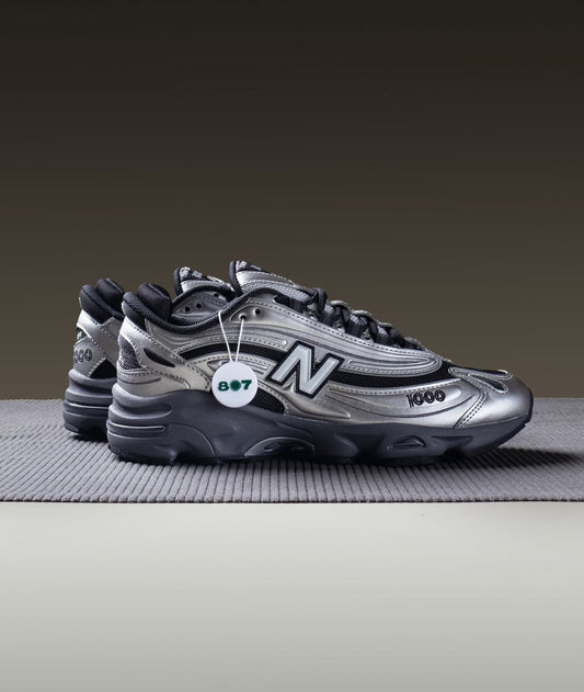 New Balance 1000 Black Silver Metallic