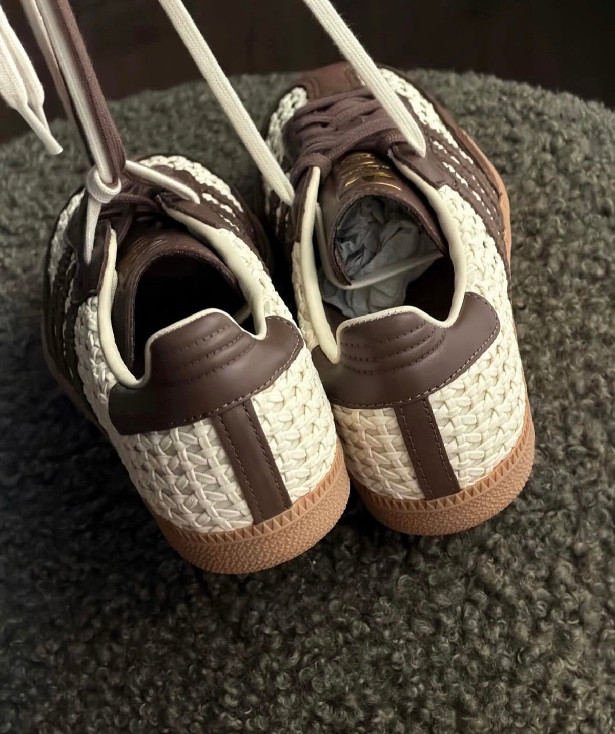Samba OG Basketweave Cream White Earth Strata