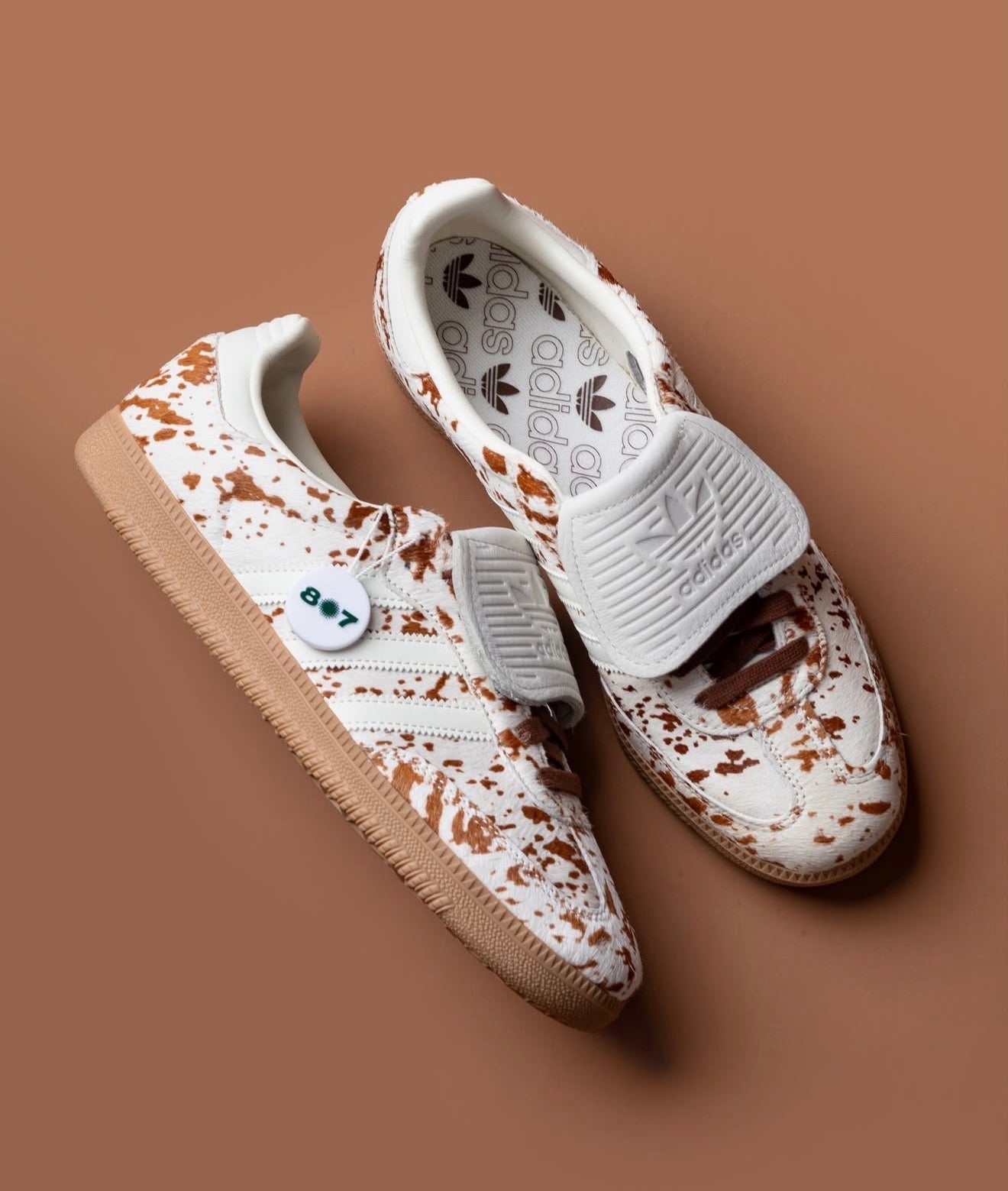 Samba LT Cow Print Brown White