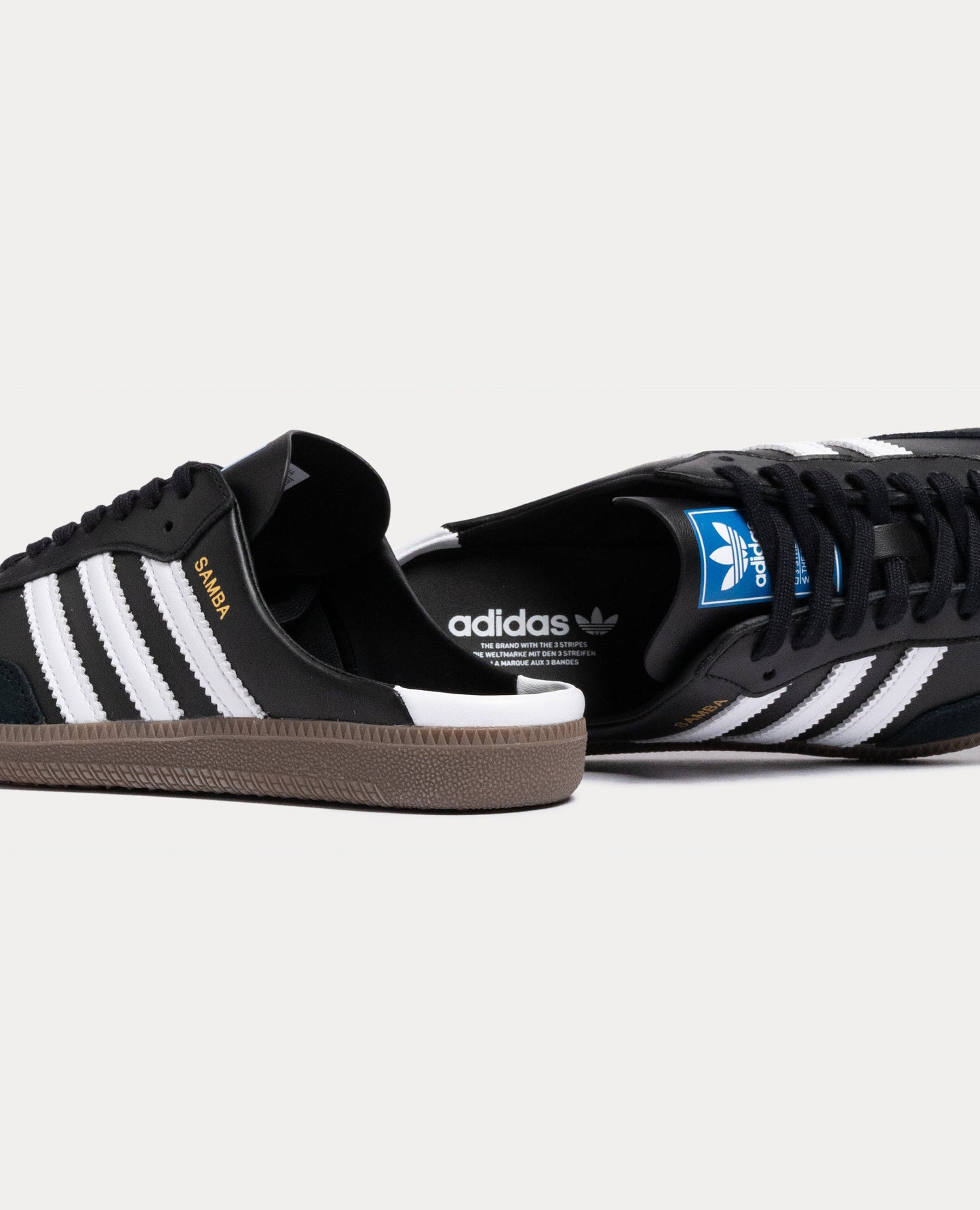 Samba Mule Black White Gum