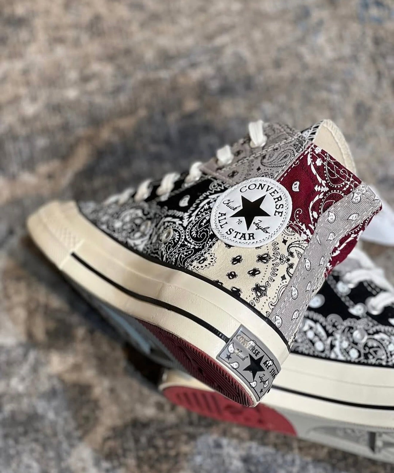 Converse Chuck Taylor All Star 70 Hi Offspring Paisley Black