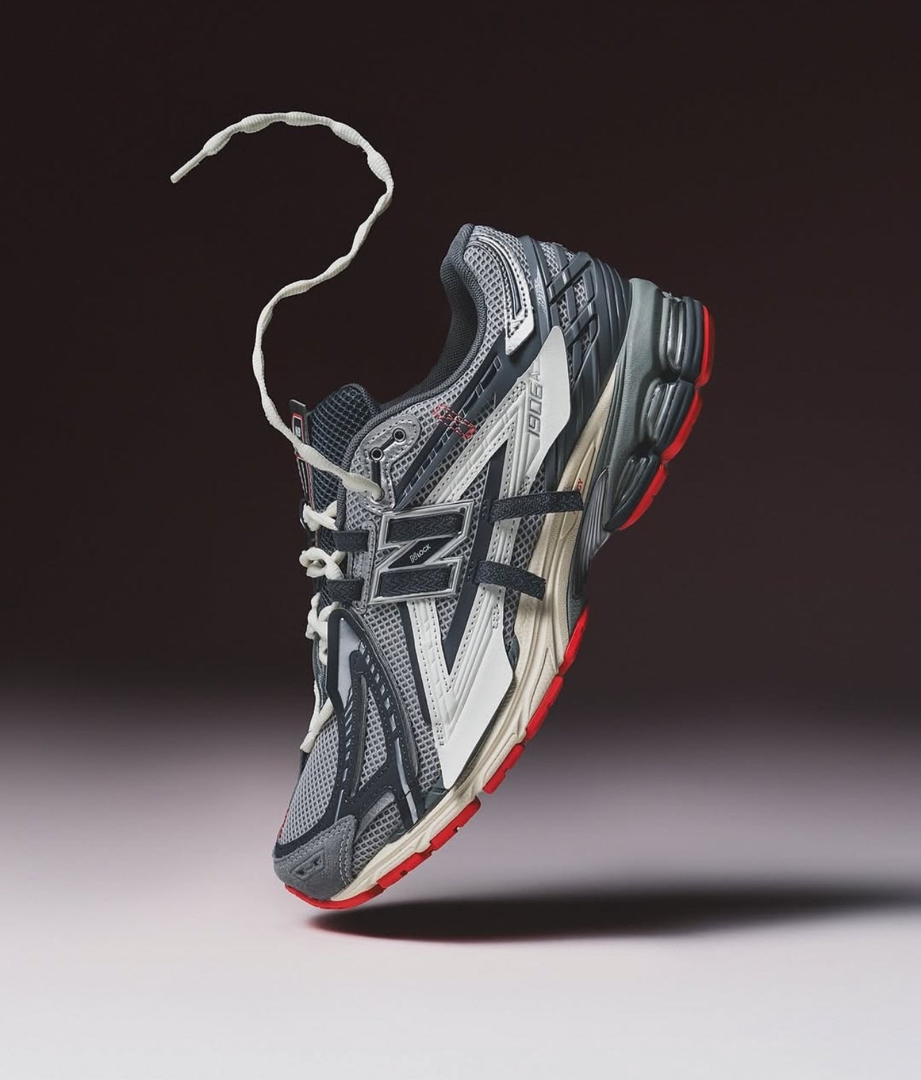 NB 1906A Slate Grey Drift Red