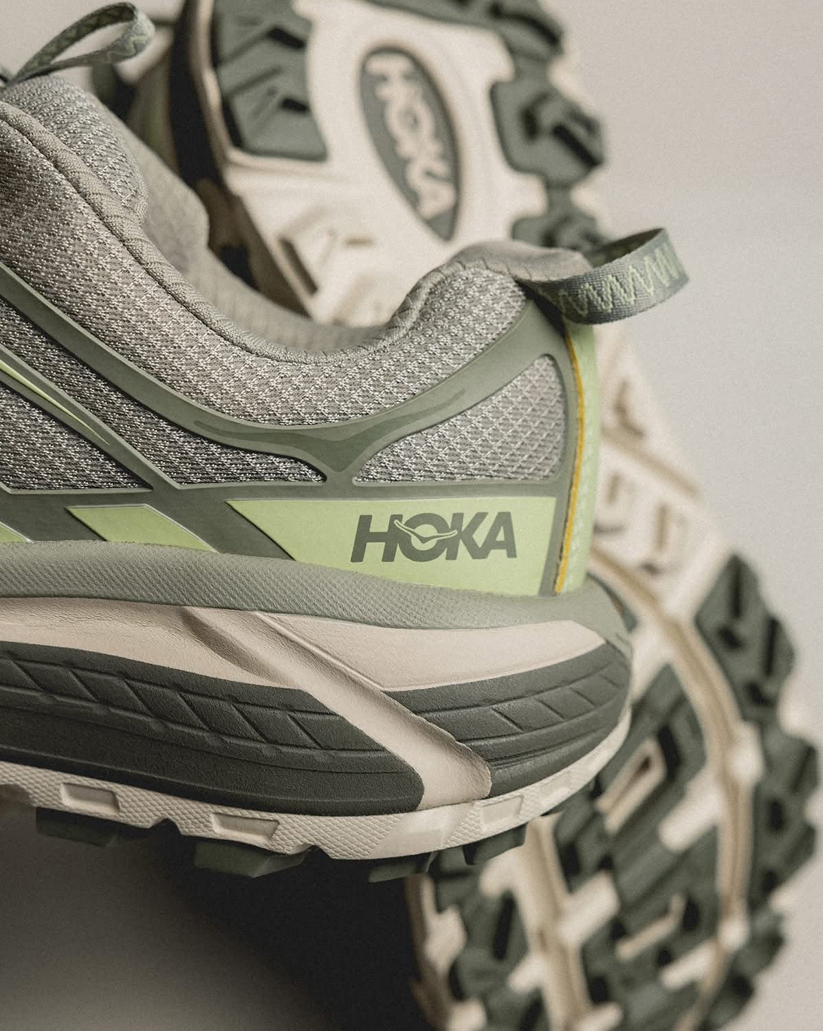 Hoka One One Mafate Three2 Barley Seed Green