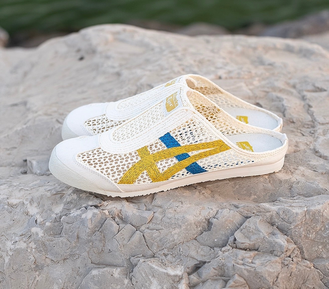 Mexico 66 Sabot Cream Mustard