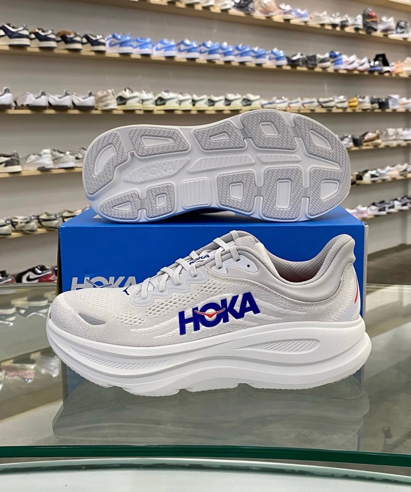 Hoka Bondi 9 Cosmic Grey Ultramarine