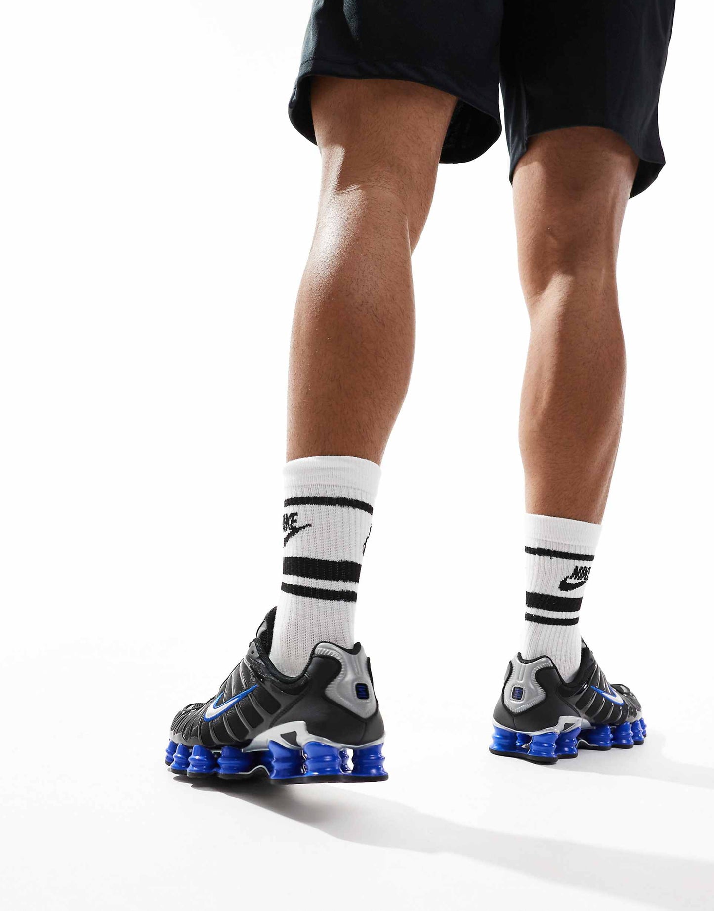 Shox TL Black Racer Blue Metallic Silver