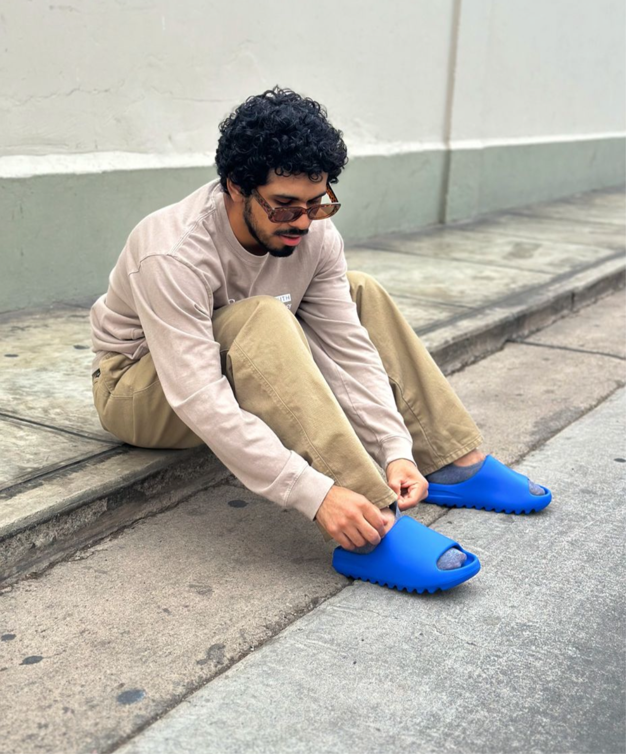 Yeezy Slides - Azure