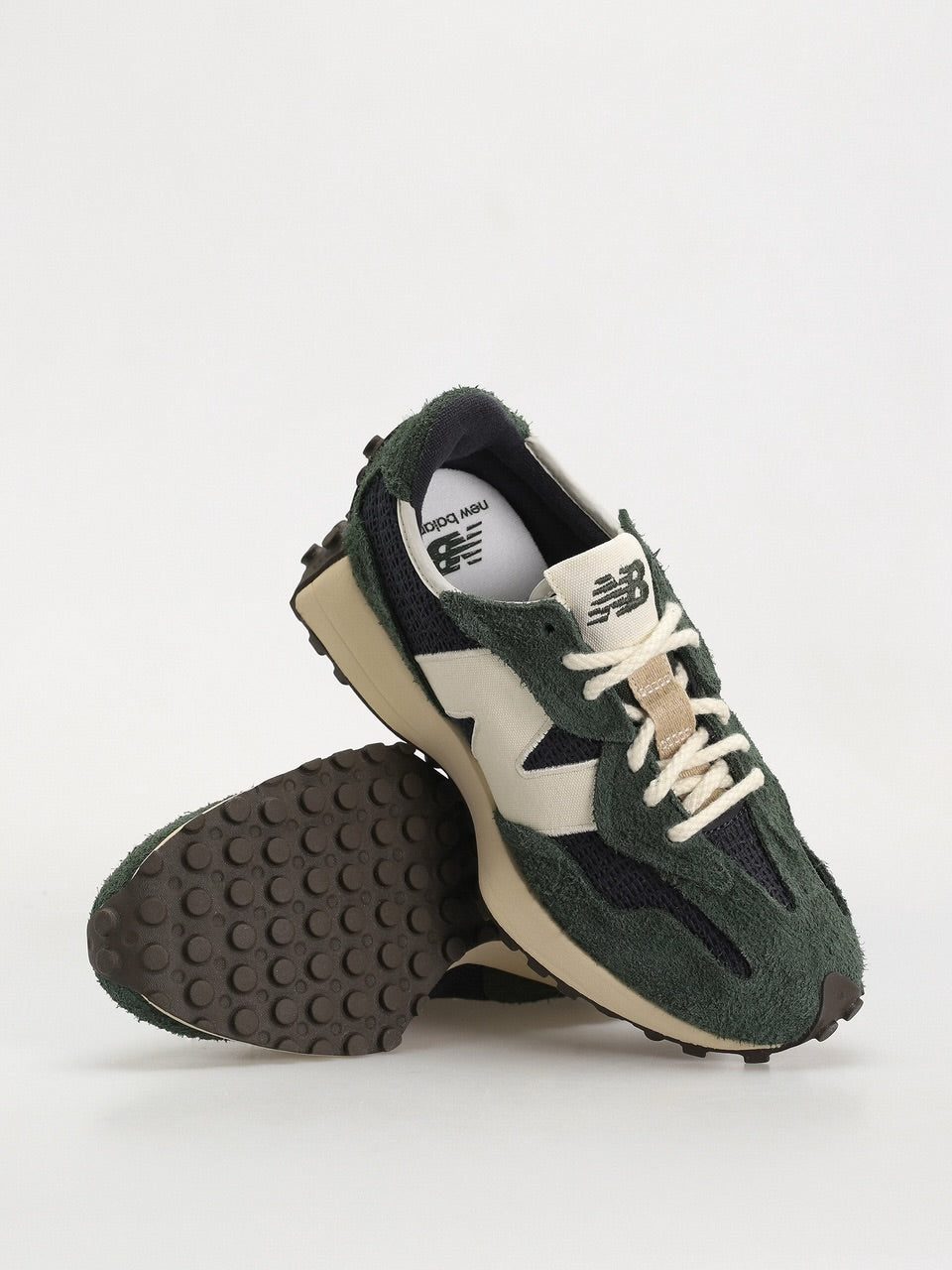 NB Balance 327 Green Brailed