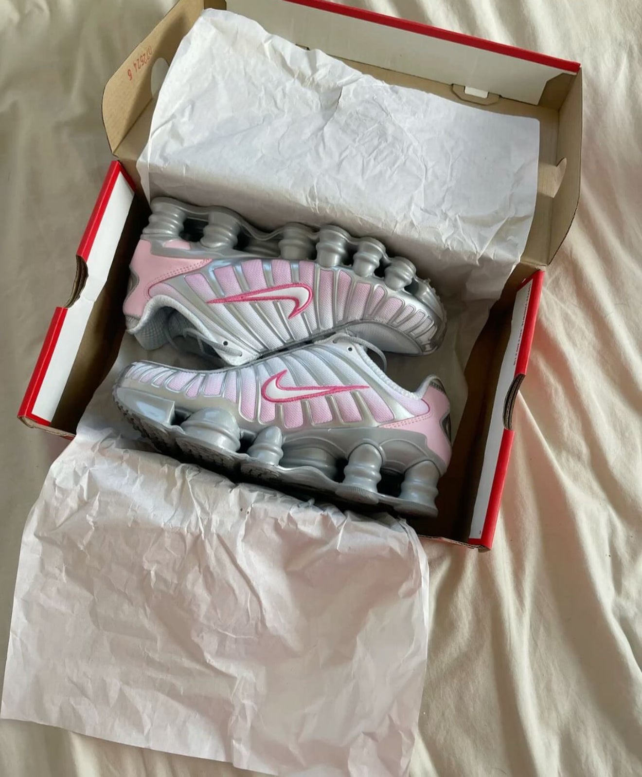 WMNs Shox TL Metallic Pink