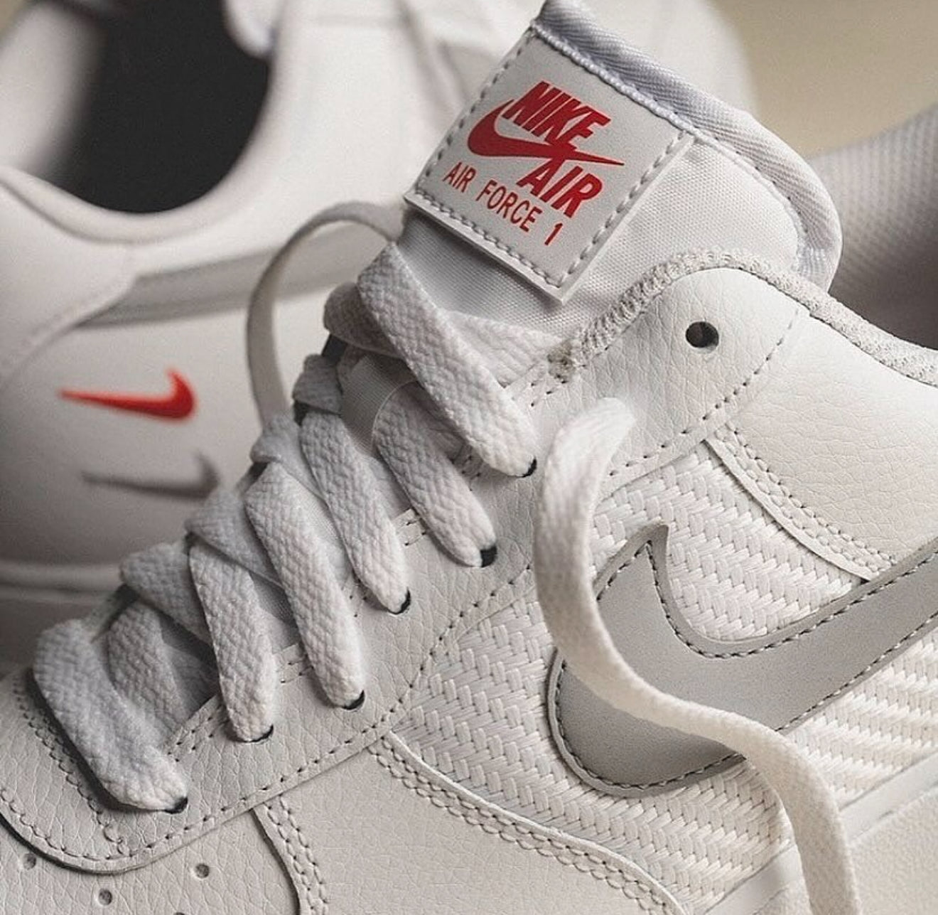 Airforce 1 0’7 Double Swoosh White Grey