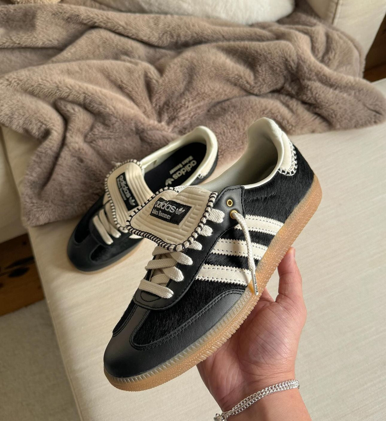 Samba Pony Tonal Wales Bonner Core Black
