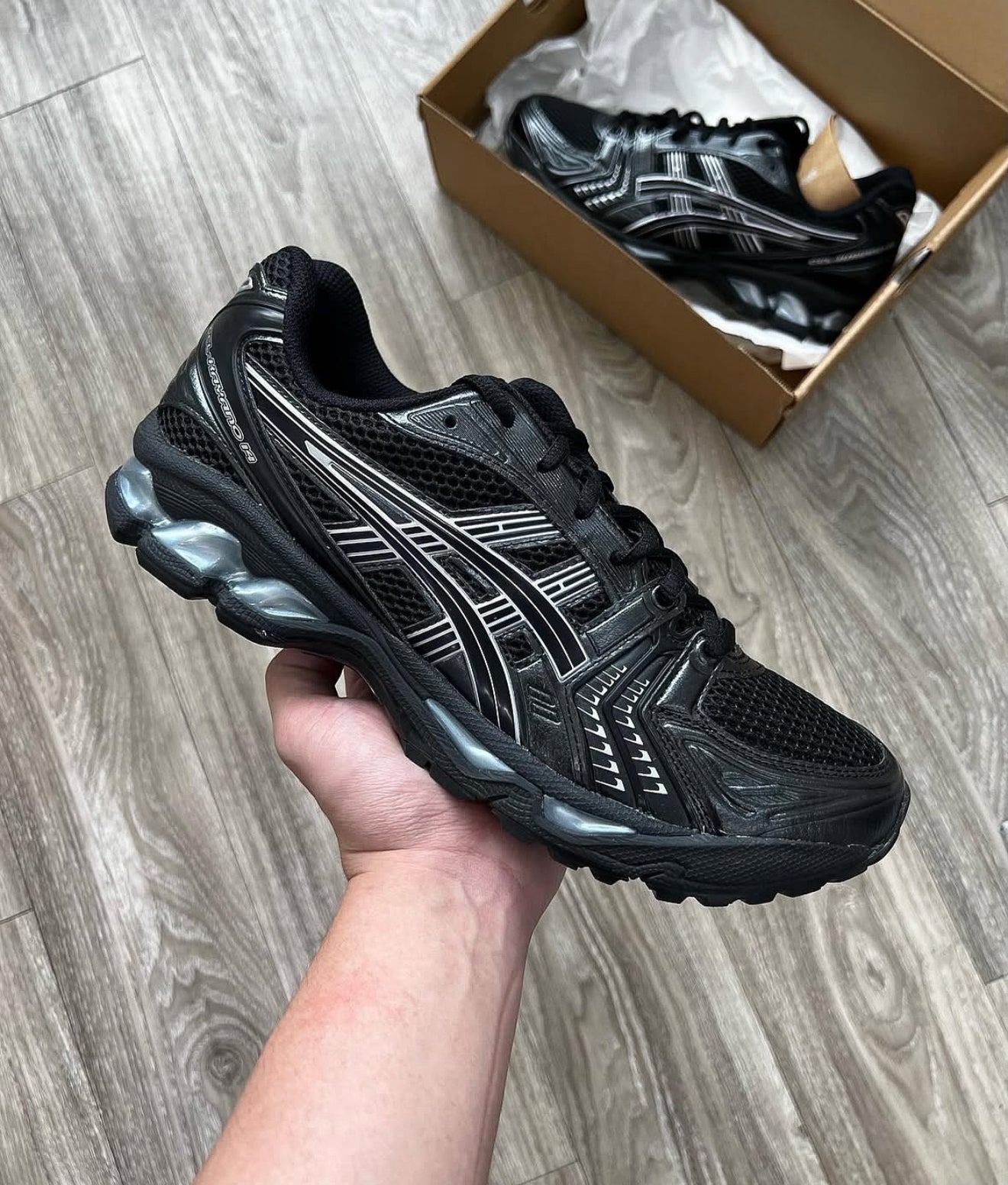 Gel Kayano 14 Black Pure Silver