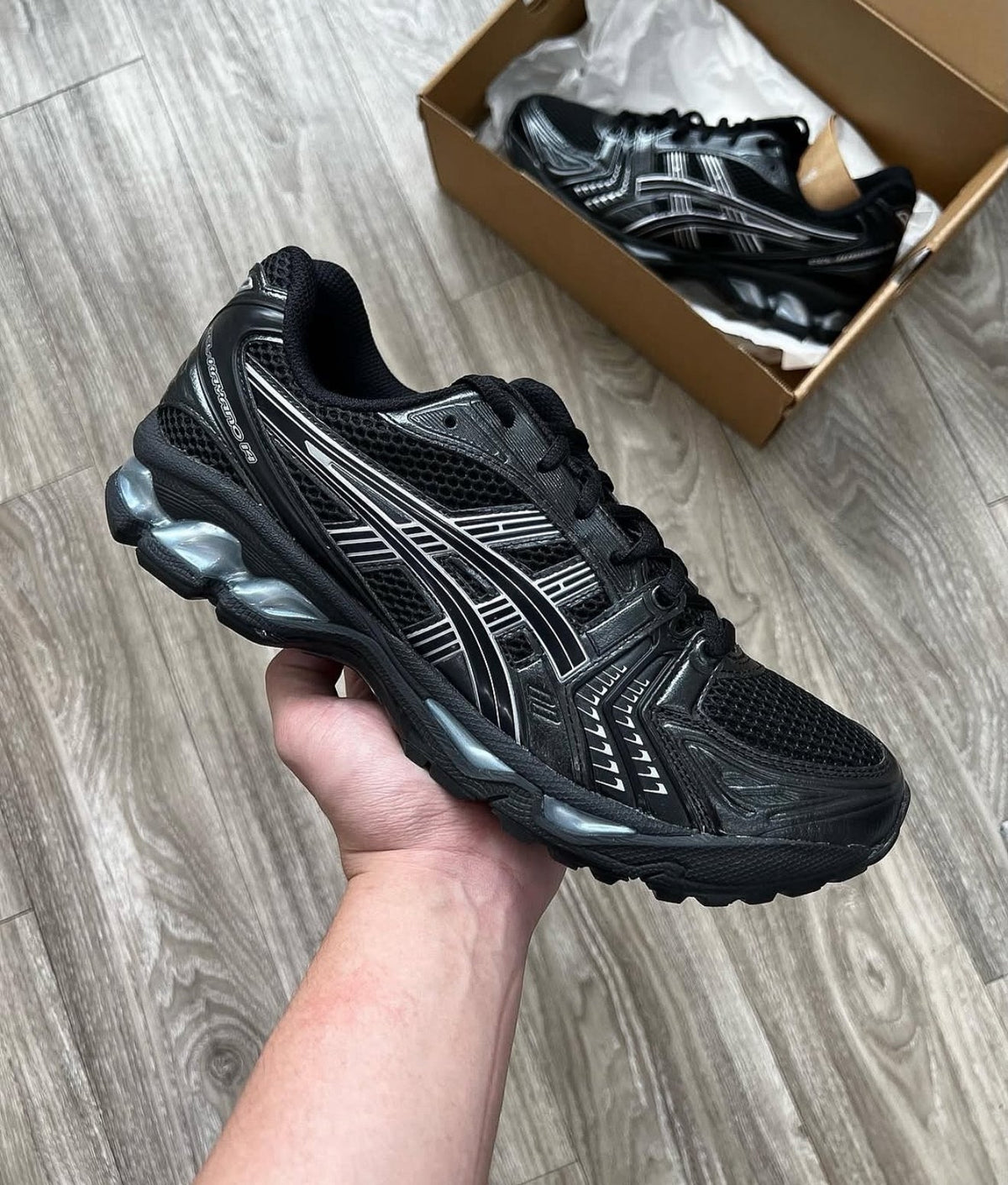 Gel Kayano 14 Black Pure Silver