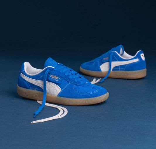 WMNs Puma Palermo Vintage Hyperlink Blue