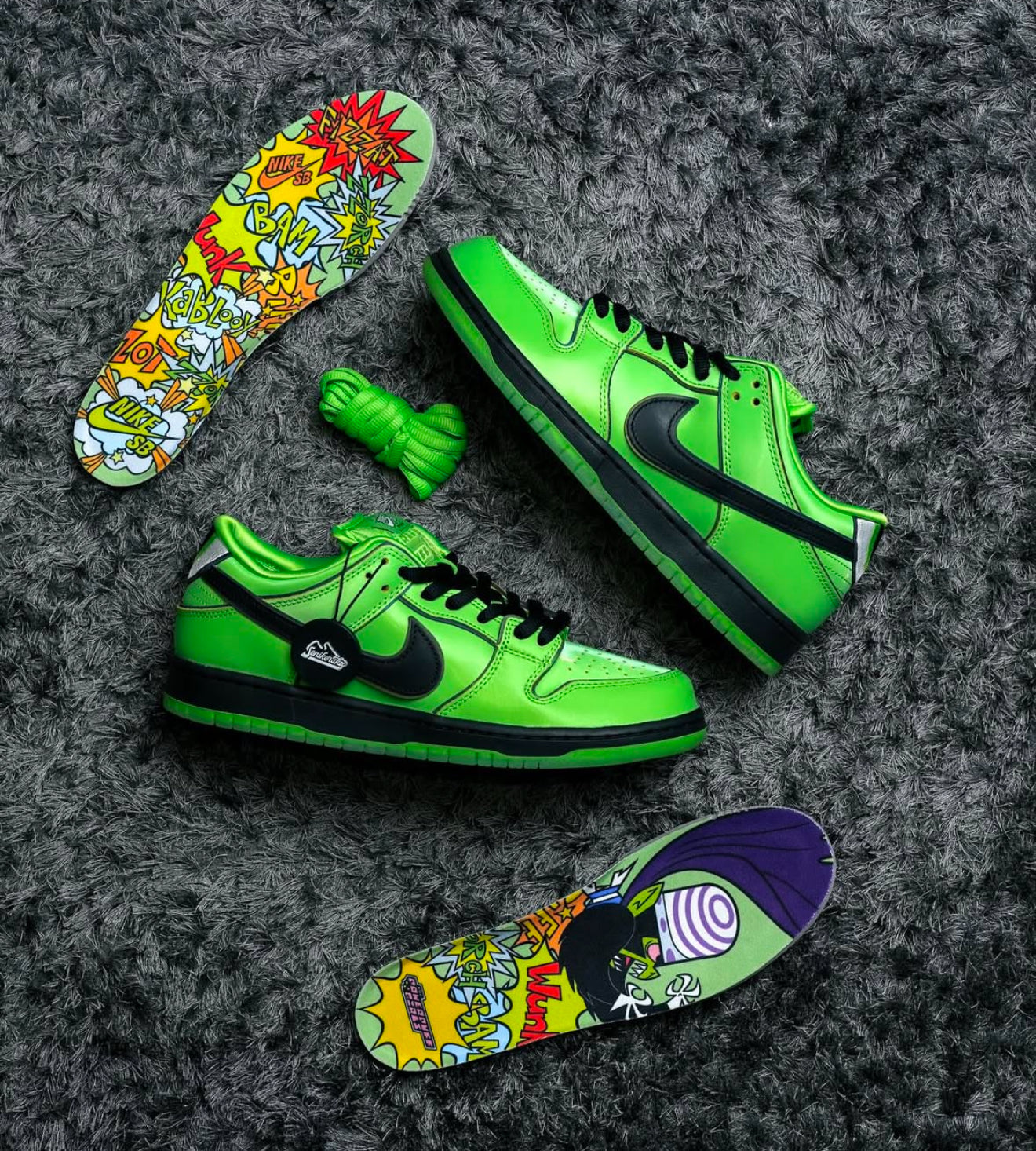 SB Dunk Low The Powerpuff Girls Buttercup