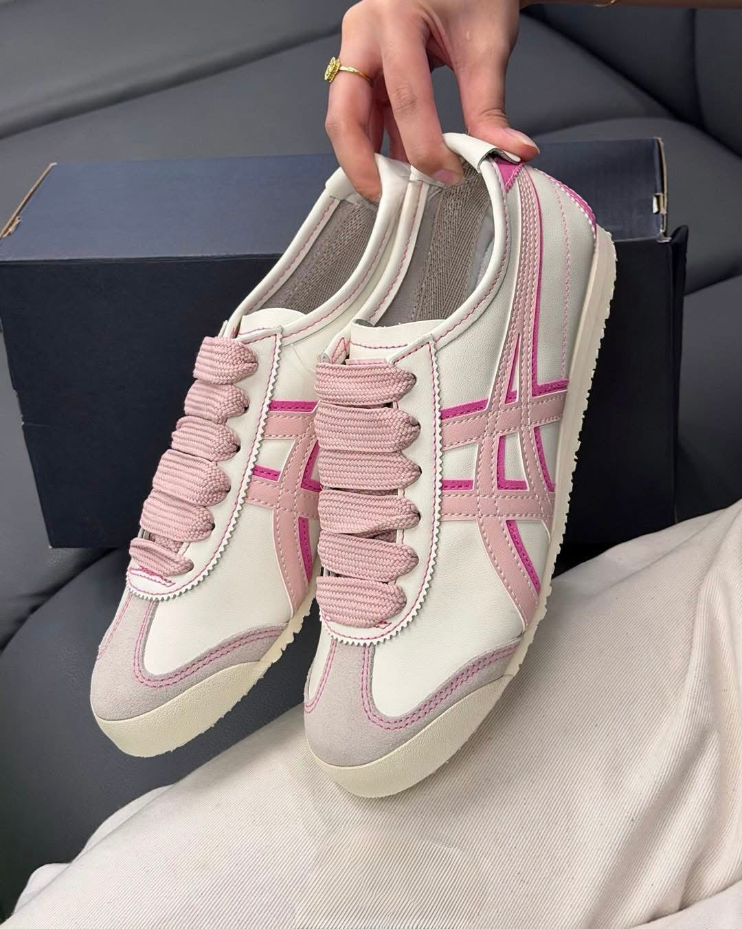 WMNs Mexico 66 Lace Up Pink