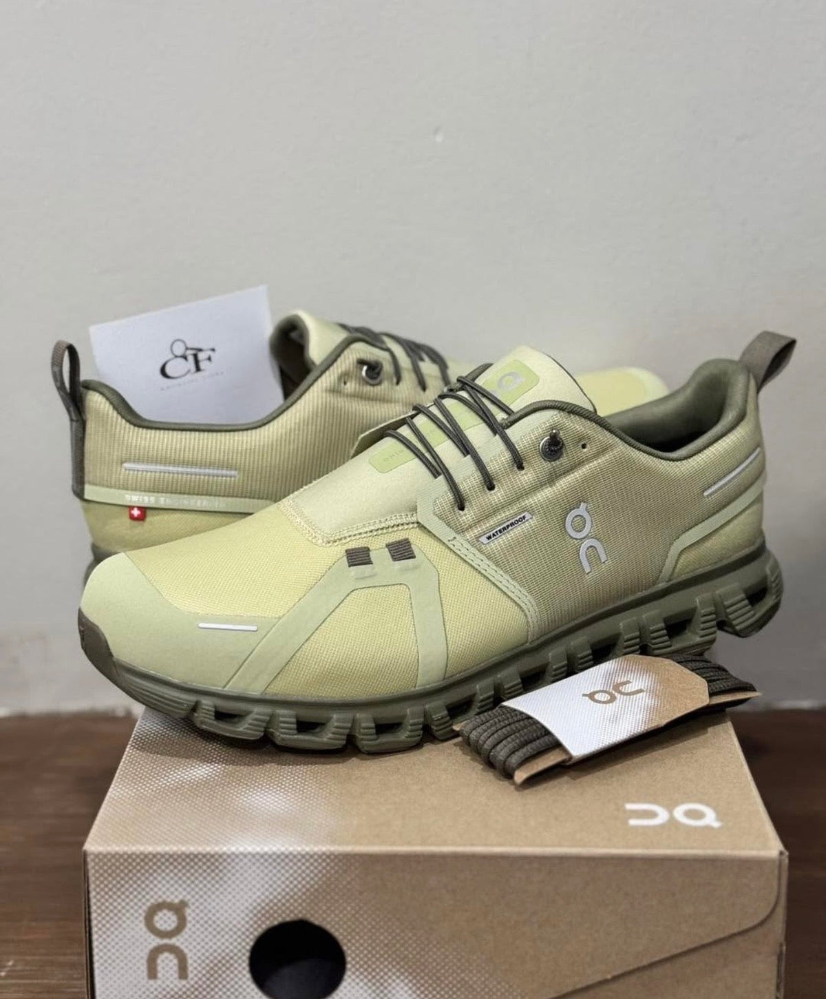 On Running Cloud 6 Waterproof Caper Grove