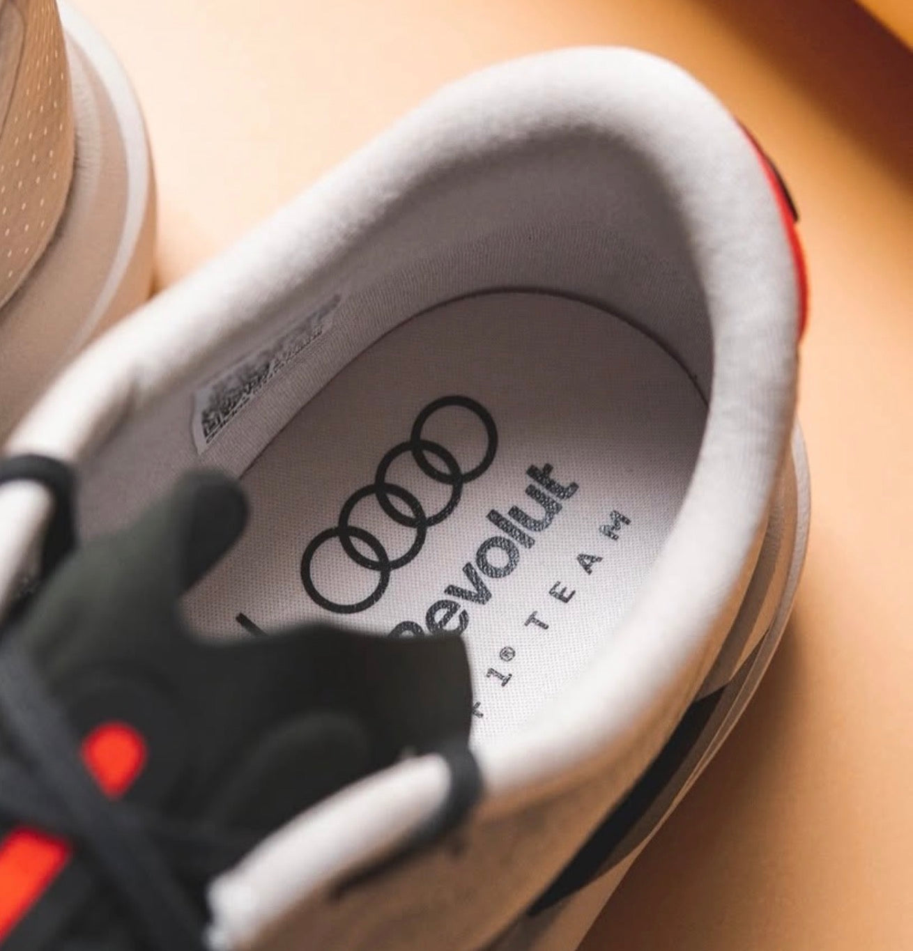 Adizero Evo SL Woven Audi Revolut F1 Team Chalk Pearl Black