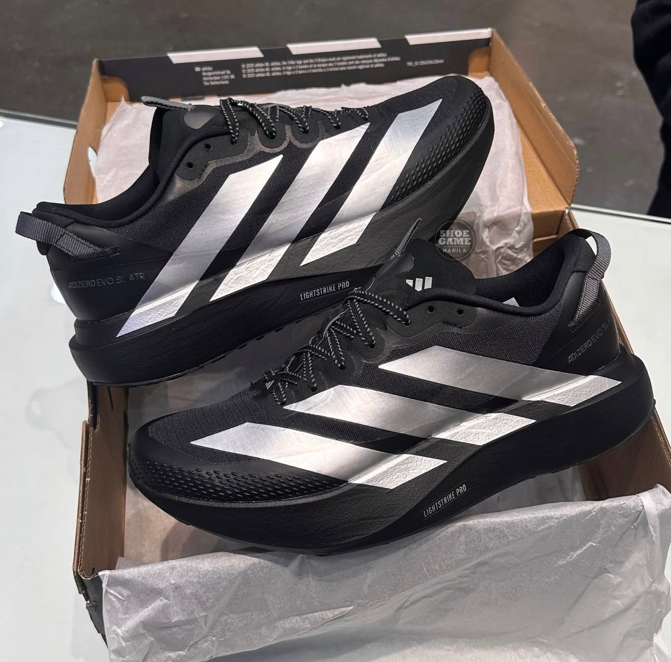 Adizero Evo SL ATR Black Silver Metallic